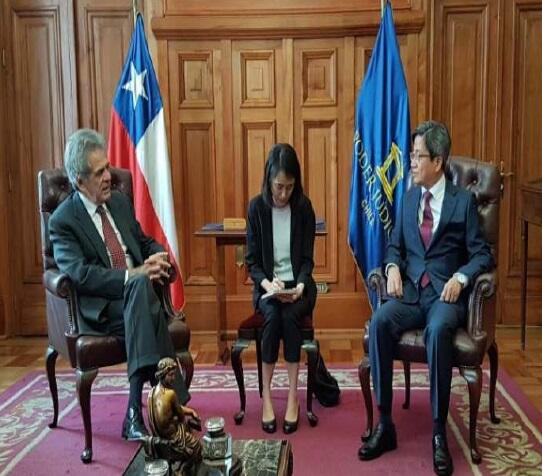 브리또 칠레 대법원장과 회담(사진=대법원)