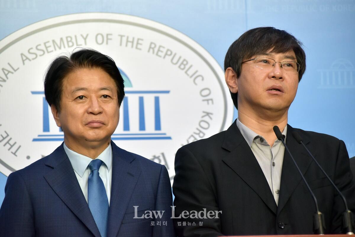노웅래 국회의원과 박상인 경실련 정책위원장