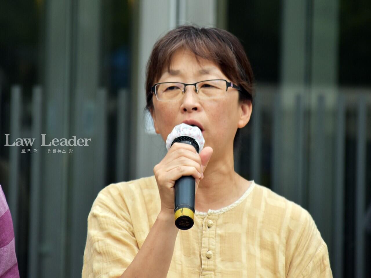 비정규직노동자쉼터 ‘꿀잠’ 김소연 운영위원장