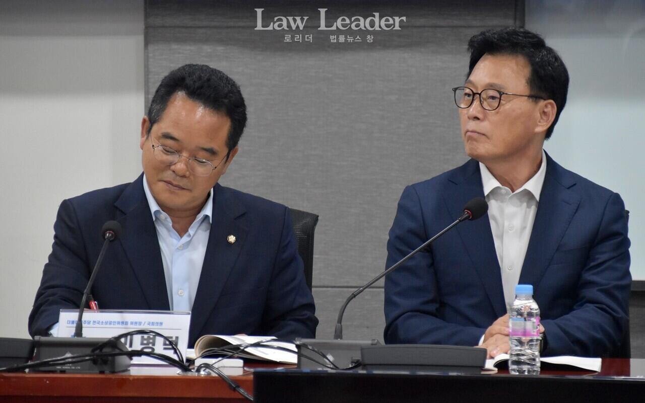 민병덕 의원과 박광온 더불어민주당 원내대표