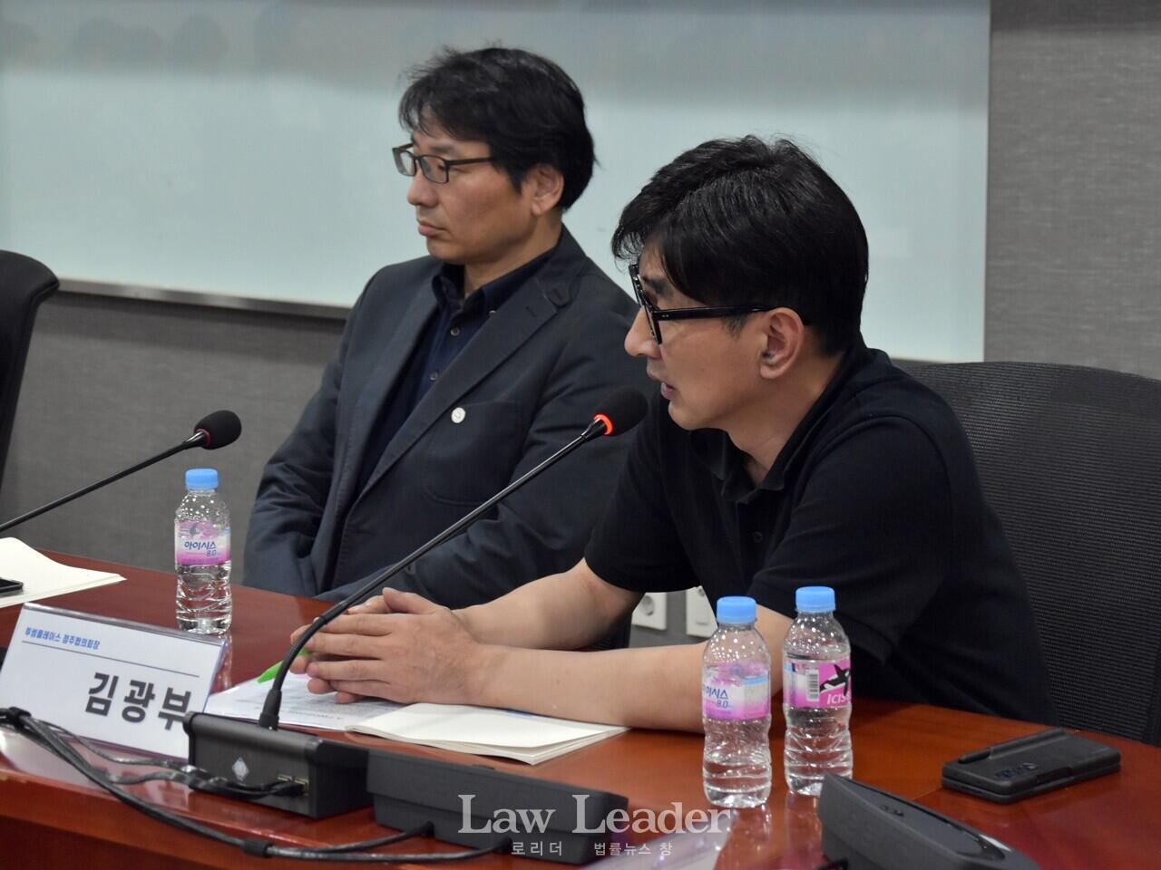 전국투썸플레이스 가맹점주협의회 김광부 회장