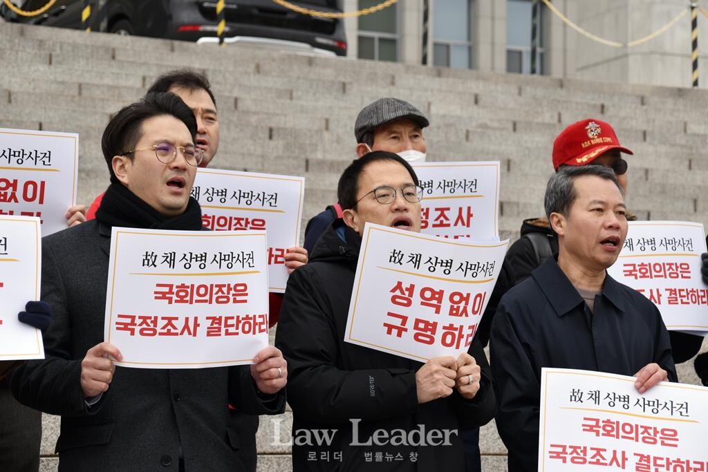 더불어민주당 전용기 국회의원,  박주민 민주당 해병대원 사망사건 진상규명 TF 단장,