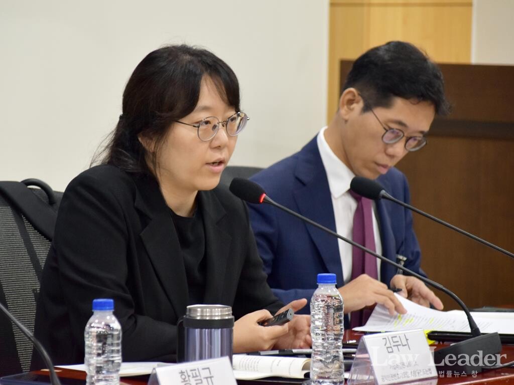 김두나 변호사(공익인권변호사모임 희망을만드는법), 오승재 변호사(서스틴베스트 부대표, 대한변협 ESG 특별위원회)