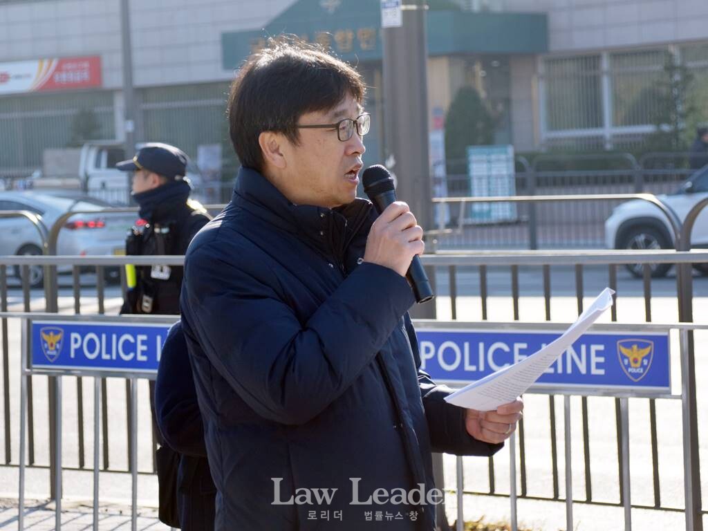 민변 노동위원회 위원장 시절 이용우 변호사