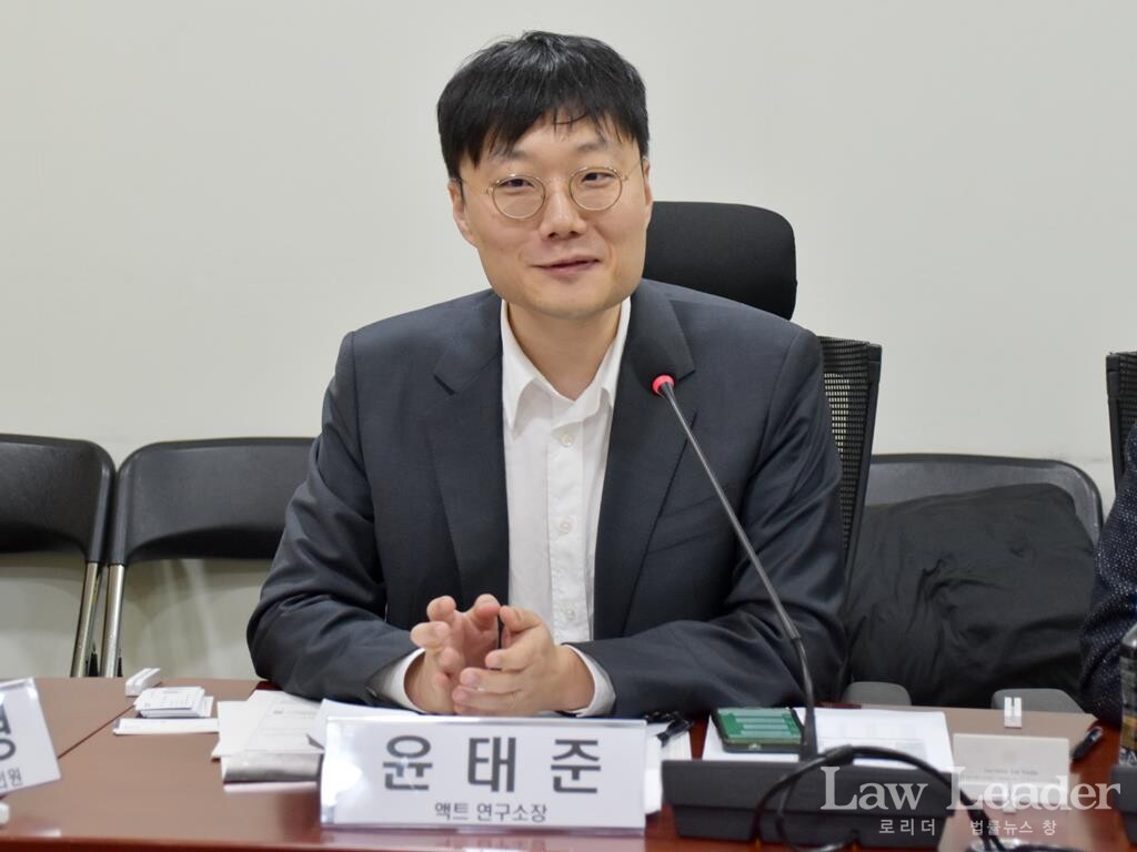 소액주주 플랫폼 ‘액트(ACT)’ 윤태준 연구소장