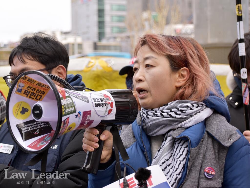인권운동네트워크 ‘바람’의 명숙 상임활동가