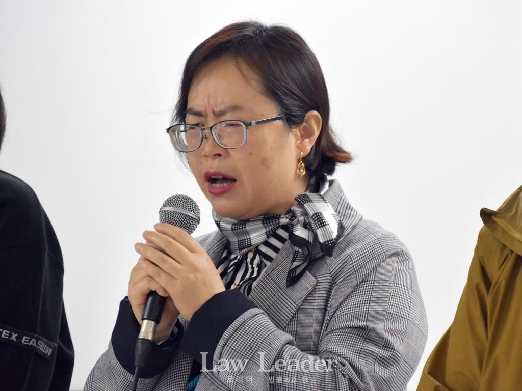 아리셀 중대재해참사 유가족 협의회 여국화 씨