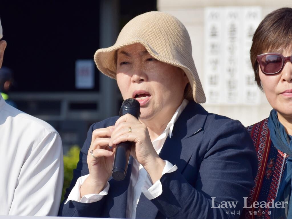 여성인권운동가로 활동하는 고은광순 평화어머니회 이사장