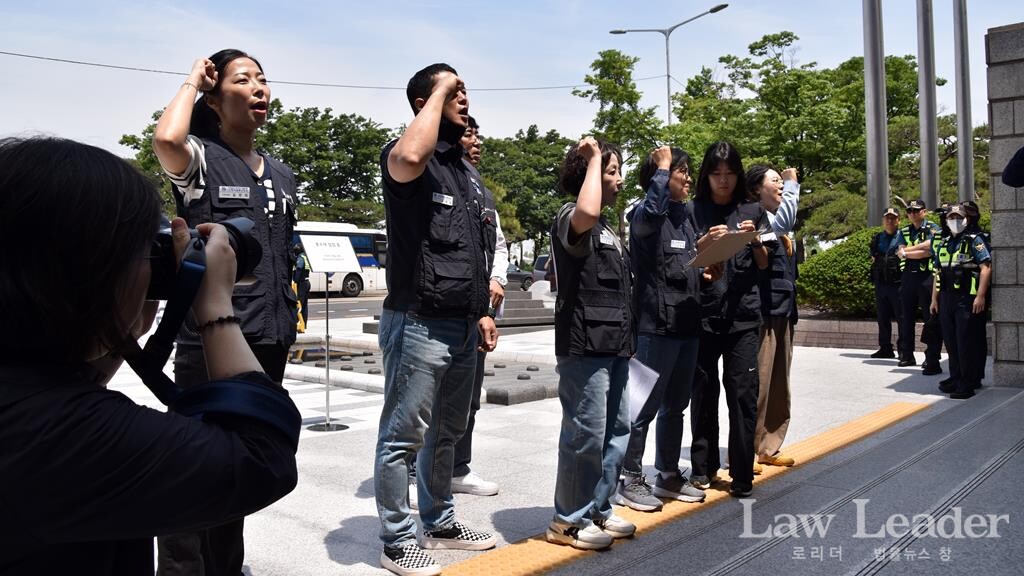 금속노조, LG전자 원청교섭 요구 기자회견