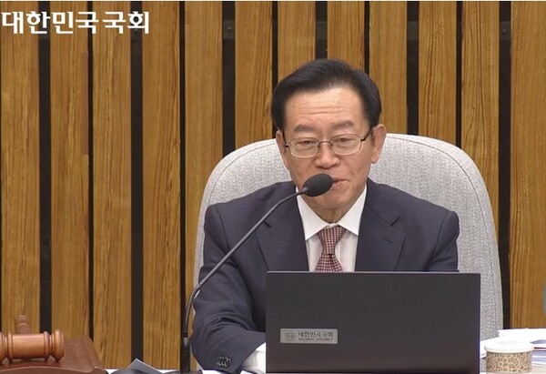 김민석 국무총리 후보자 인사청문회 이종배(국민의힘) 위원장 / 사진 = 국회 방송